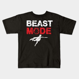 Beast mode design Kids T-Shirt